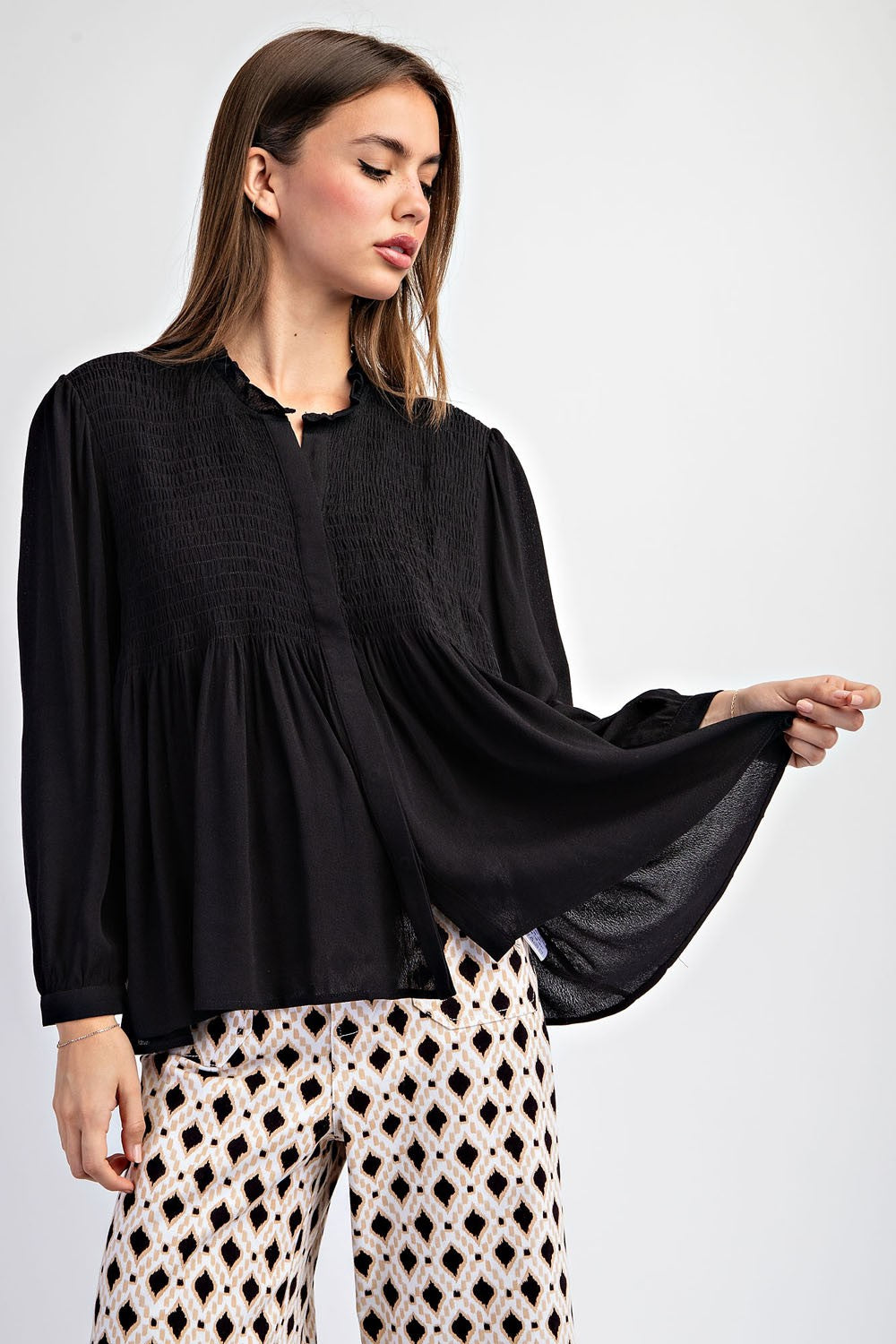 Mabel V-neck Blouse