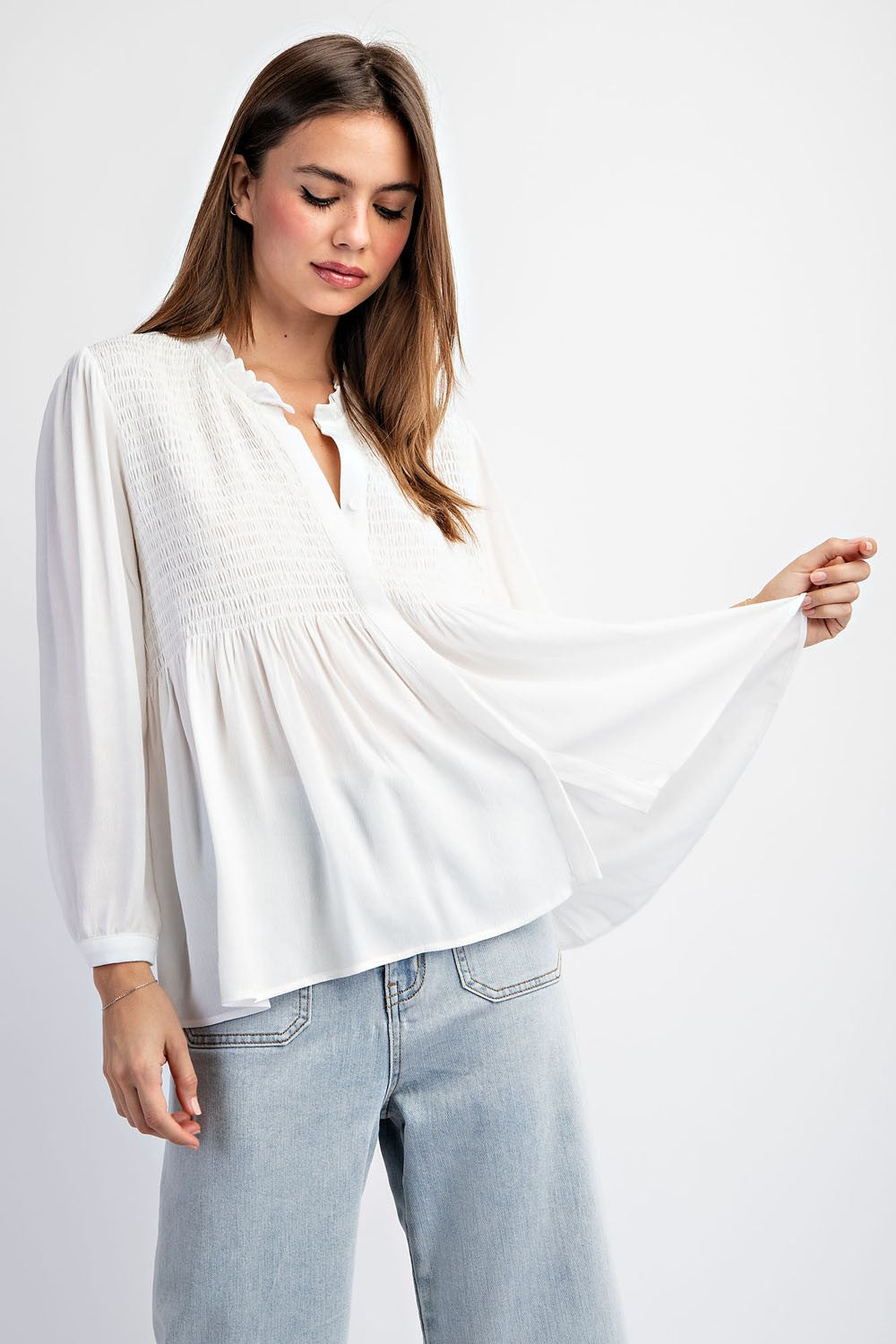 Mabel V-neck Blouse