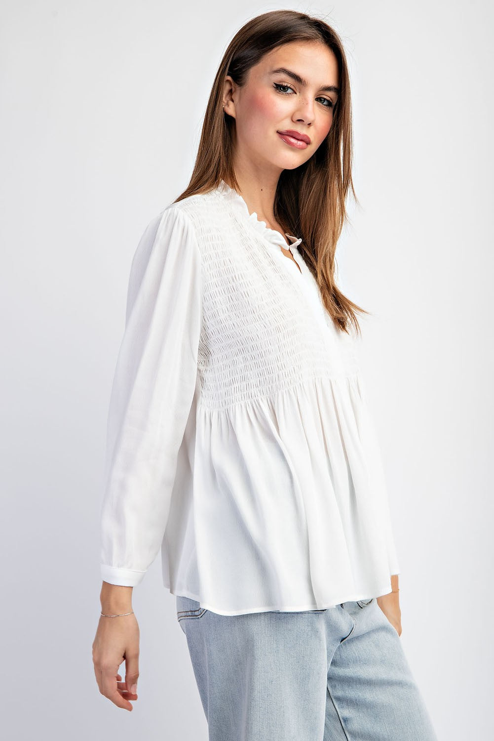 Mabel V-neck Blouse