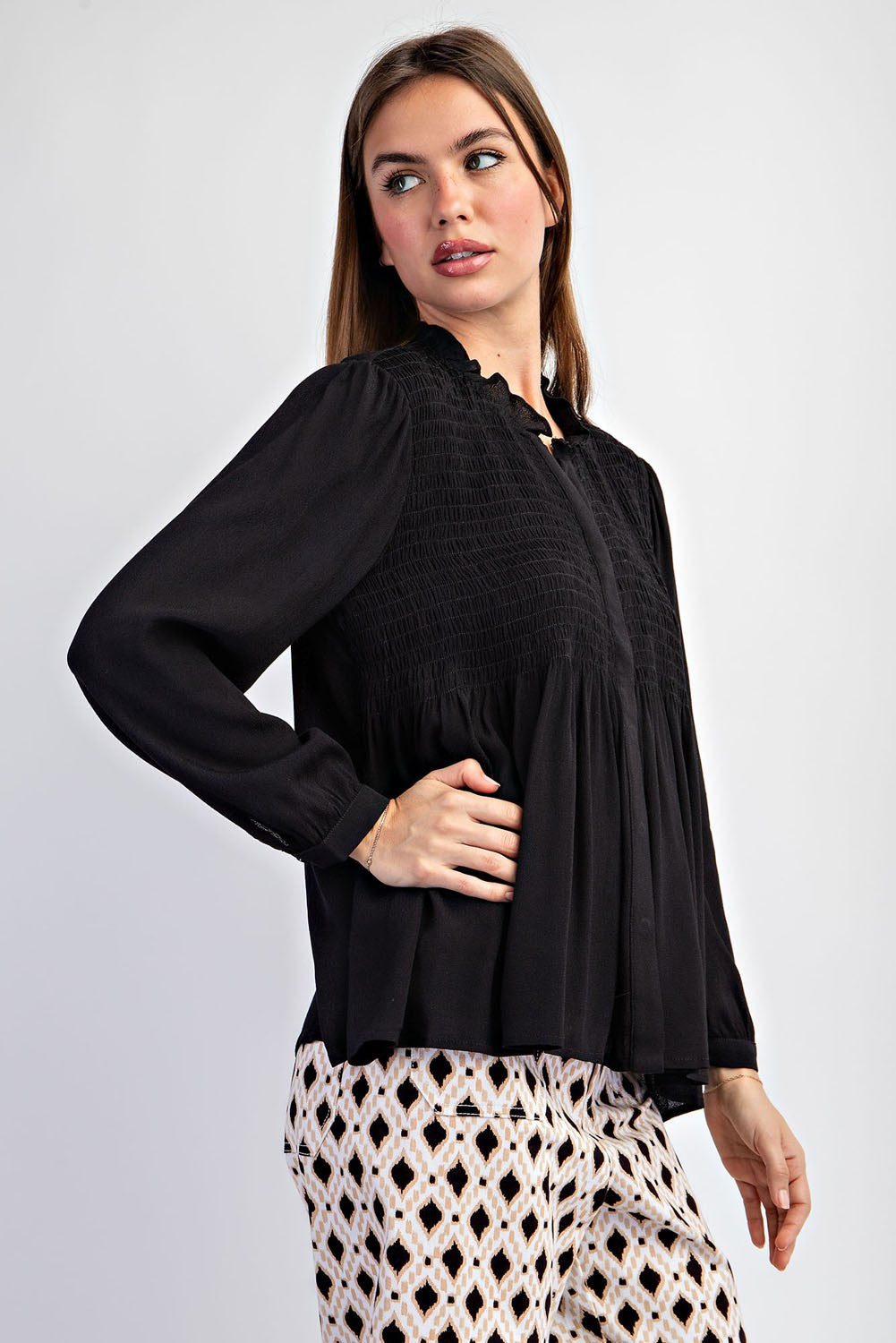 Mabel V-neck Blouse