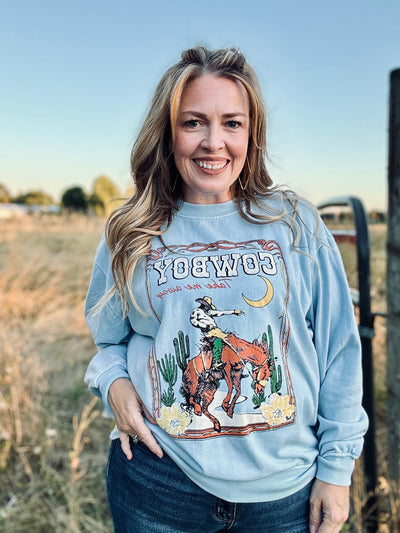 Cowboy Sky Graphic Sweatshirt