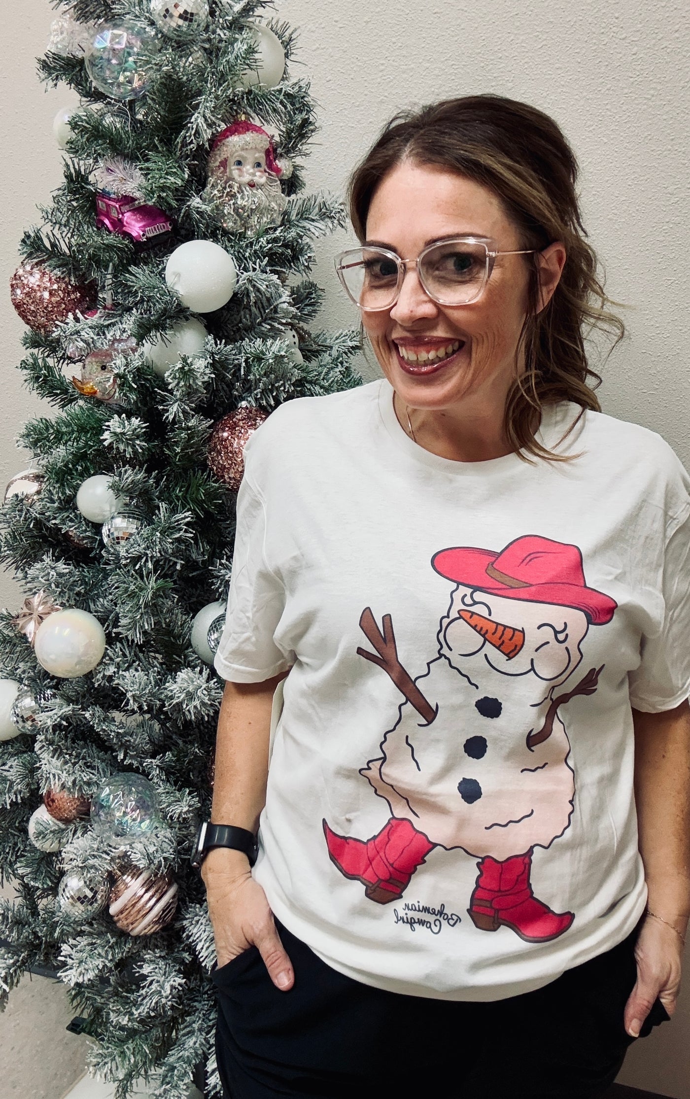 Snowman Graphic Tee