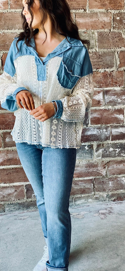 Belle Lace Crochet Top