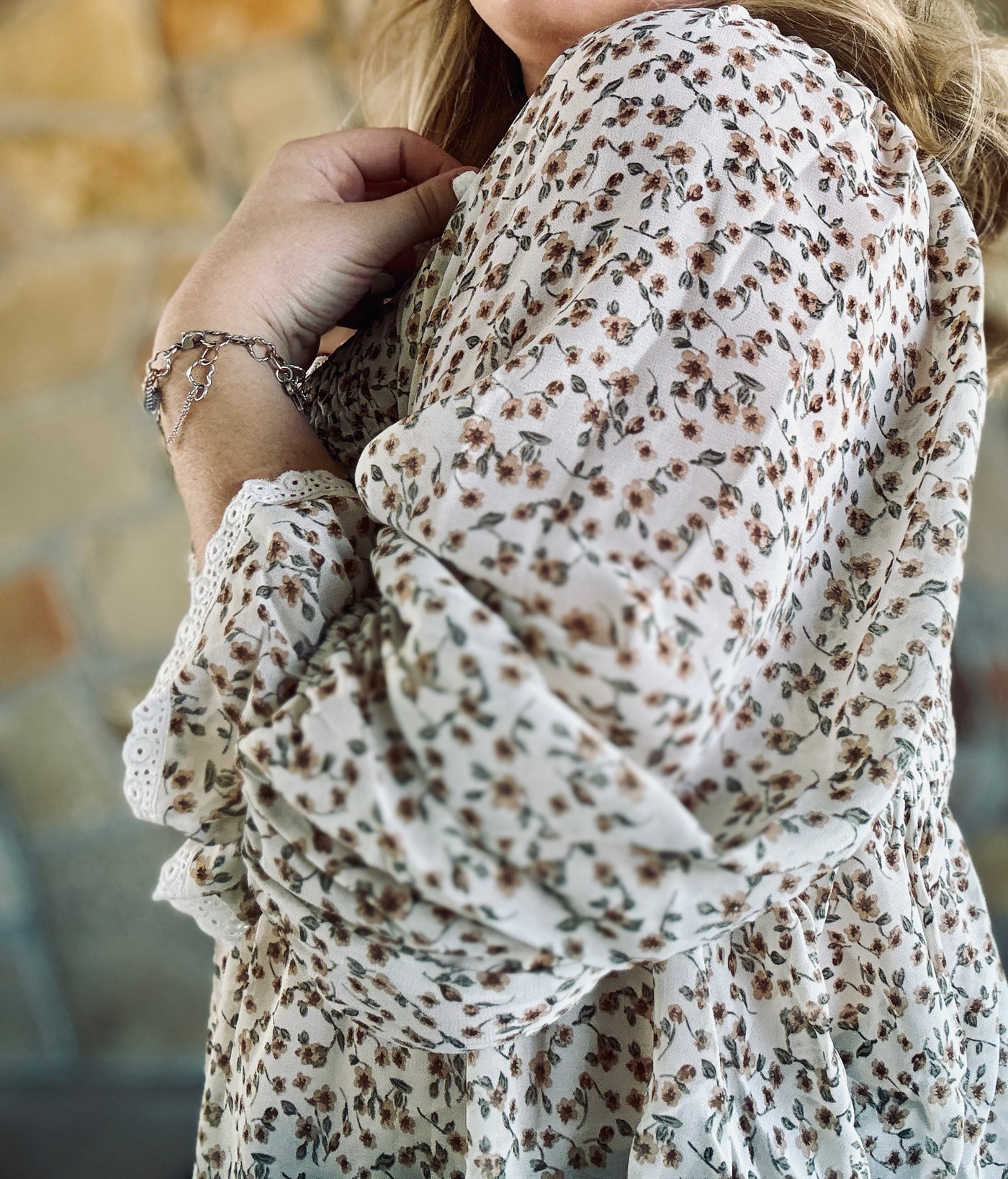 Floral Peplum Top