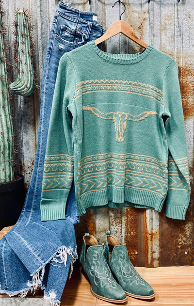 Longhorn Ranch Sweater