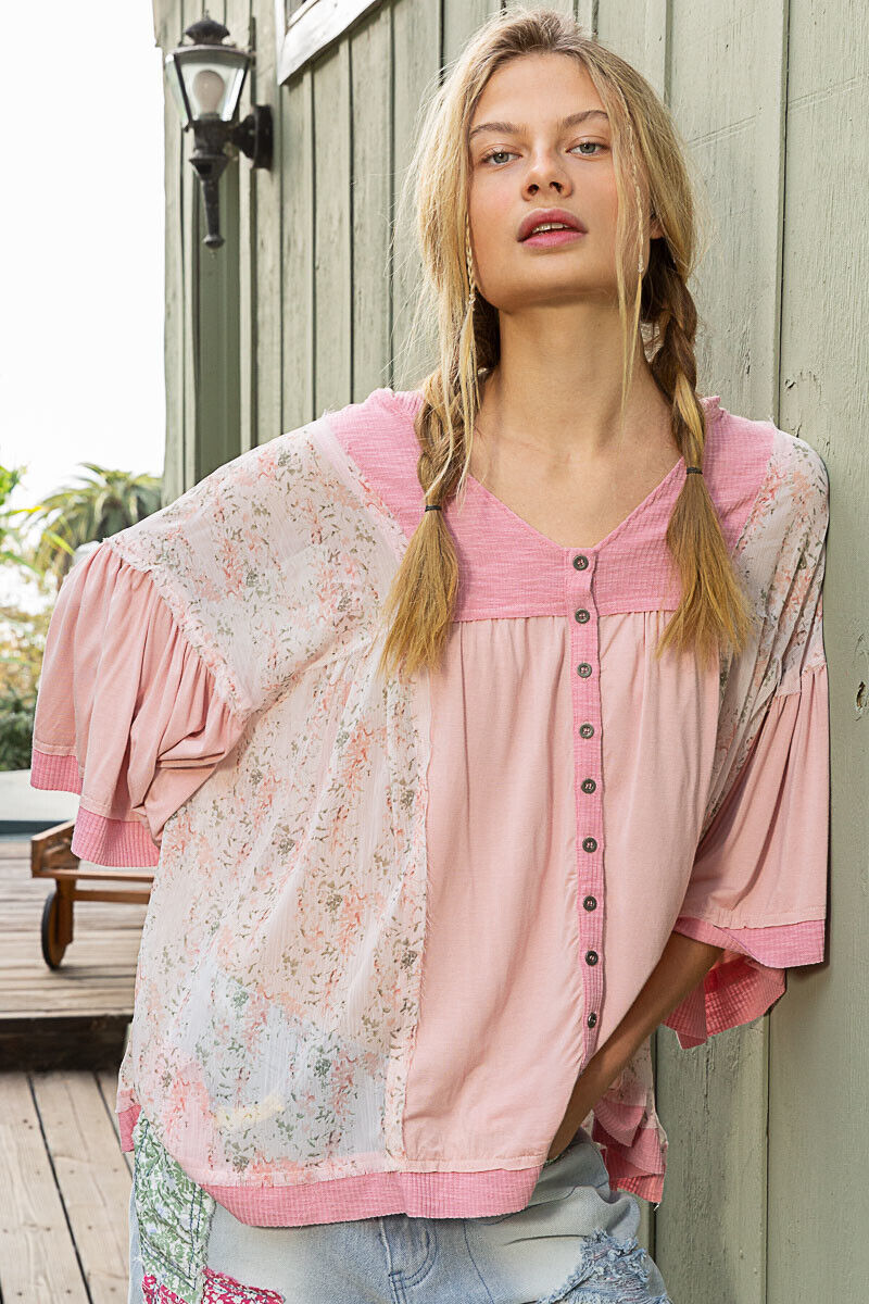 Raven Flowy Top