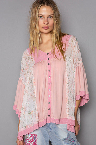 Raven Flowy Top