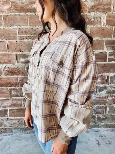 Cassidy Plaid Pullover