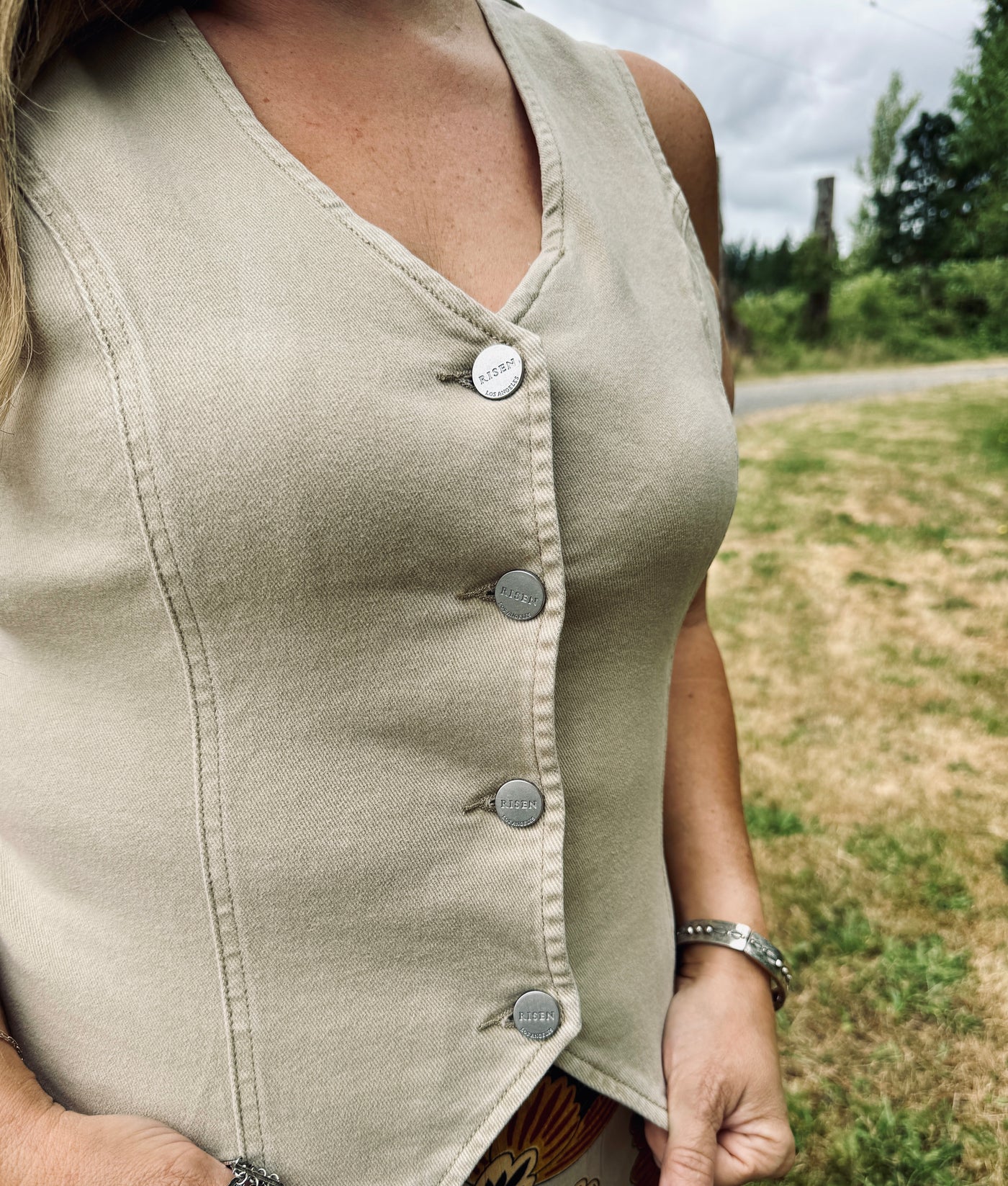 Hazel Button Down Vest