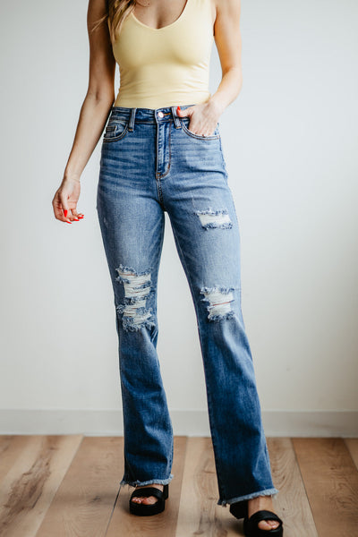 Jolene Frayed Bootcut