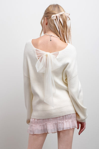 Madison Sweater White