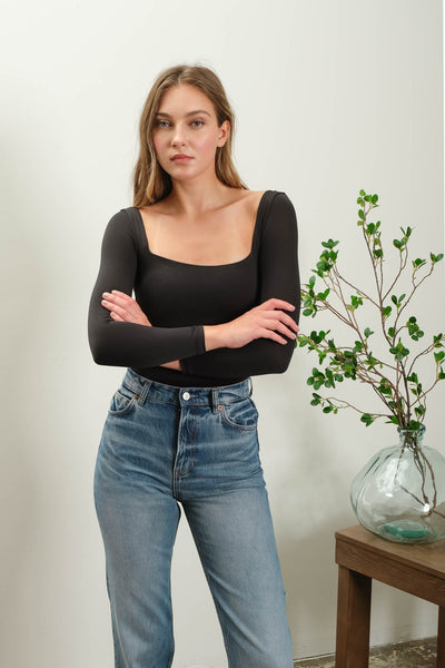 Rachel Bodysuit Black